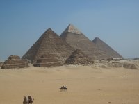 Vue de la pyramide de Kheops