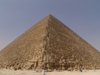 Vue de la pyramide de Kheops
