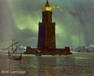 Peinture du phare d'Alexandrie