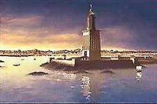 Peinture du phare d'Alexandrie